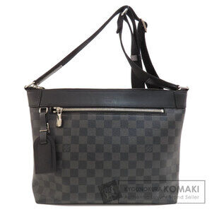 Louis Vuitton Mick NM Damier Graphite Black Shoulder Bag Canvas